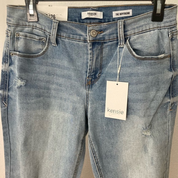 Kensie The Boyfriend Blue Jeans Size 2/26 Brand New With Tag - Picture 4 of 4